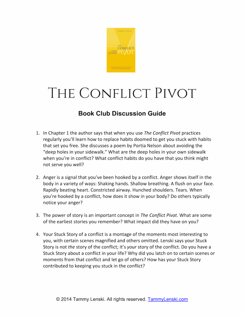 Conflict Pivot Book Club Guide