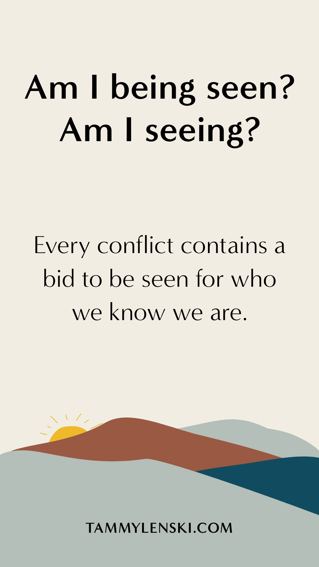 Am I being seen? Am I seeing?