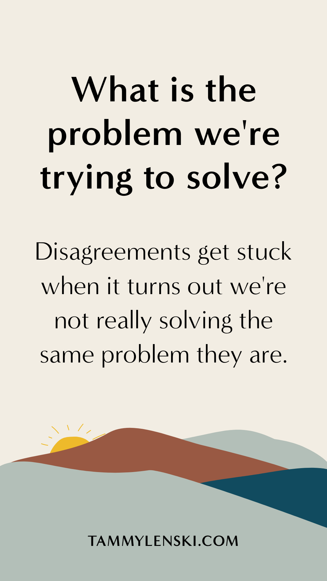 What is the problem we're trying to solve?