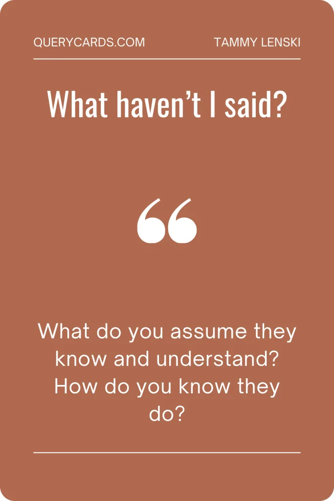 How to use the cards Explore a disagreement using the question prompts. Focus on the ones that make you pause. Cards with an ℹ️ symbol at the bottom link to more information.