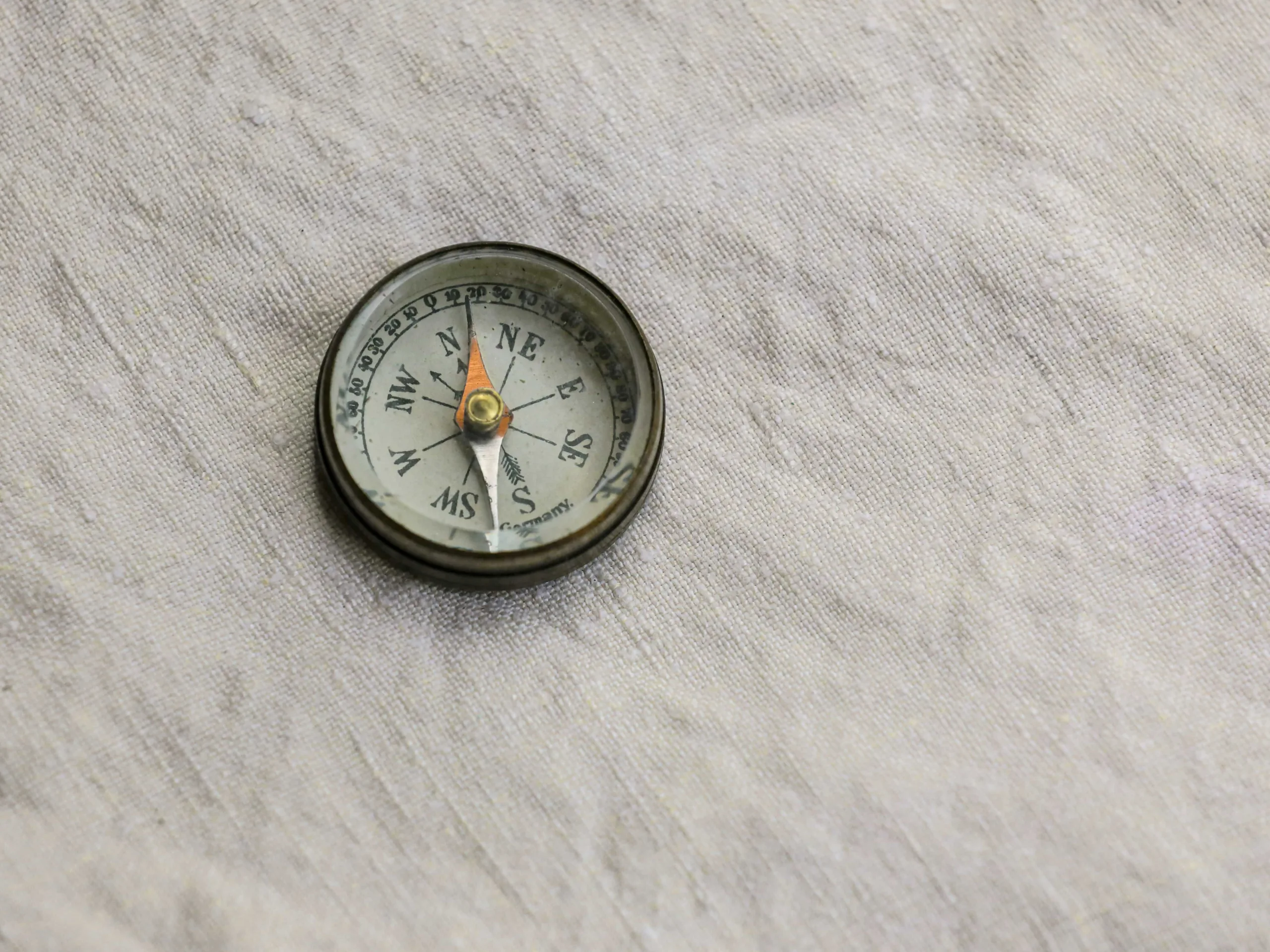 hourglass on a table