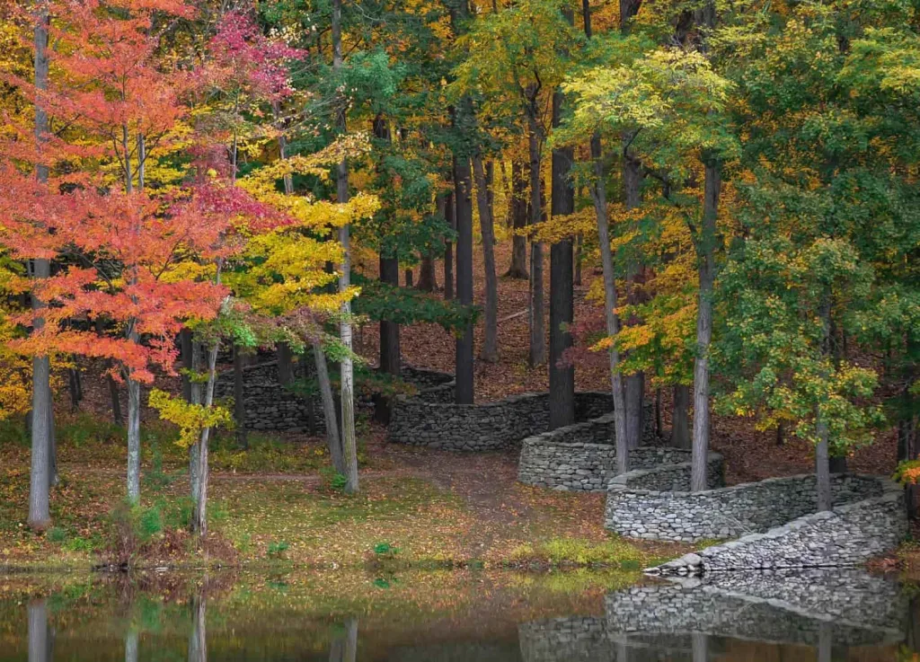 Stone wall at Storm King